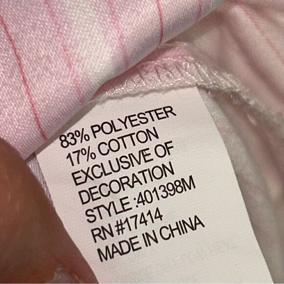 New, Miss Elaine Stripe Print Pajama Lounge Wear 2 Pc. Set - Picture 9 of 11